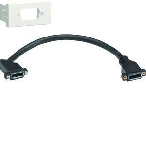 Ecoline45 aansluitset DisplayPort 45x22,5, verkeerswit