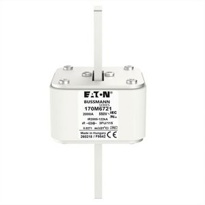 Zekering hoge snelheid 2000A AC 550V 200kA size 3 67x92x1