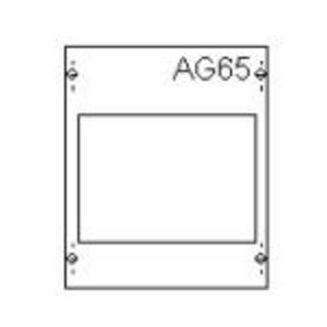 Afdekplaat tbv 2xDIN00 AG65 CombiLine