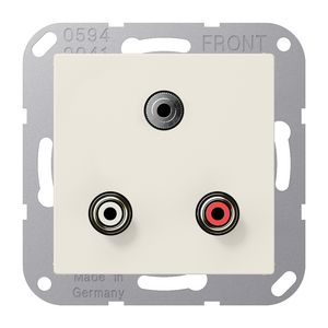 Afdekking AS500 wit voor Audio/Jack