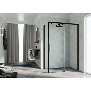 Schuifdeur K22PH RE 1070-1110x2000mm zwart helder