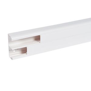 Wandgoot 50x130 2,5m 2 compartimenten snap-on DLP
