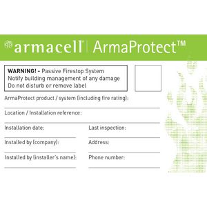 Identificatieplaatje Set 5st ARMAPROTECT ID VVE=70