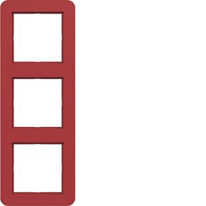 Afdekraam 3-voudig C.1 rood glanzend