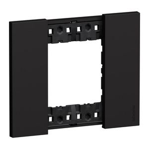 Afdekplaat 2 modulen zwart K4702 LivingNow VVE=5