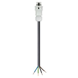 Aansluitsnoer RST20I5 male 1,5mm² 100cm B2CA grijs VVE=30