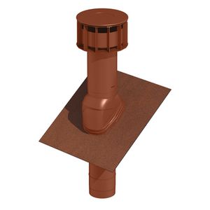 Dakdoorvoer basis MultiVent 131 980mm natuurrood