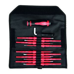 Draaimomentschroevendraaierset 12-delig wisselklingen VarioTQ 1000V VDE PZ 1-6Nm