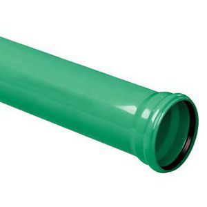 Lengte a 5mtr. PVC Ultra-3 schoon water afvoerbuis groen (HWA) 630mm SN8 TRM=1x mof