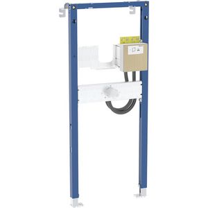 Duofix element 130cm tbv elektronische wandkraan met inbouw-functiebox