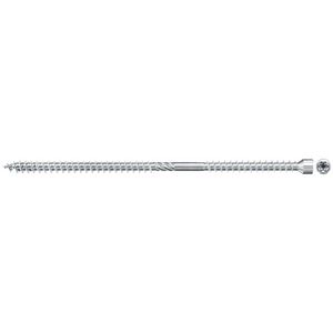 Schroef met dubbele draad PowerFull-Iso FIF 8,0x225 verz. binnenster blauw TX VVE=50