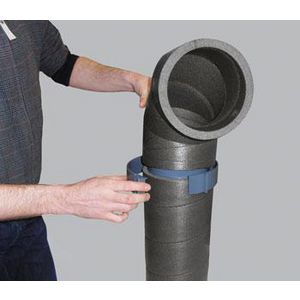 Koppelstuk Aerfoam HR-WTW KS 200mm grijs