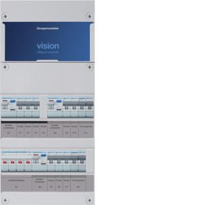 Groepenkast 8-groepenverdeler HS 3xALS 2P 30mA +F+F 3-fase