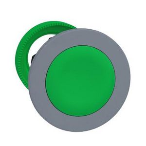 flush mounted green flush caps pushbutton head cp grey