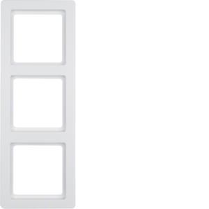 Afdekraam 3-v berker Q.1 polarwit soft-finish