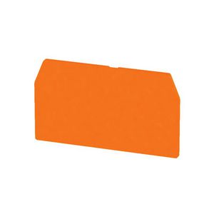 Afsluit- eindplaat oranje h:65mm b:2mm V-0 W VVE=50