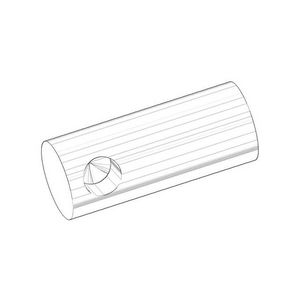 Trek aan de knop 7x17mm chr