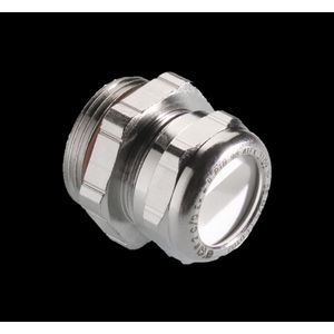 Kabelwartel mess vernikkeld PG16 voor vlakkabel 6,5v16,5mm