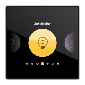 Digital black bedieningsscherm HomeControl 24V