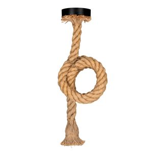 Pendel hanglamp Rope E27 L=1.5m. 2C