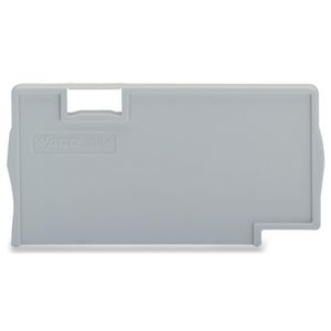 Scheidingsplaat 2 mm dik uitstekend grijs 2004-1393 VVE=25