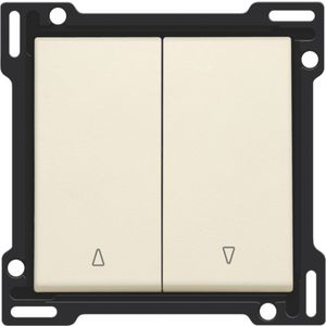 Afwerkingsset 2-voudige rolluikdrukknop cream