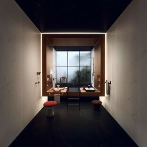 AXOR MyEdition plaat 200x82mm walnoot zwart walnoot/zwart