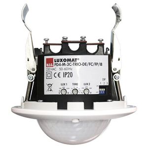Aanwezigheidsmelder TRIO 3C 360gr. IB wit IP20 24m 3Kanaal