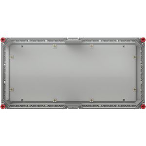 Installatiekast VMS 63 grondplaat transparant deksel