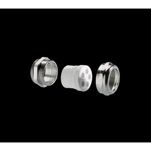 Kabelwartel messing vernikkeld PG11 drl 7X1,5mm