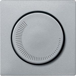 Afdekplaat Merten System m voor snelheidsregelaar aluminium