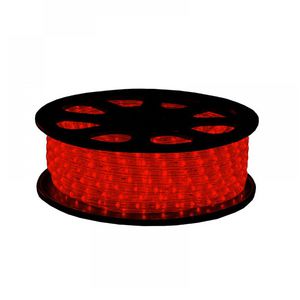 Lichtslang LED 13mm 24V 36 LED/mtr. L=30mtr. rood