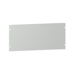 Vol afdekpaneel 19" 4HE Staal RAL7035 Actassi