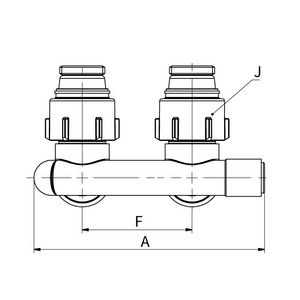H-onderblok aanv/ret gekruist haaks MM G1/2x3/4 EK Ni Simplex VVE=5