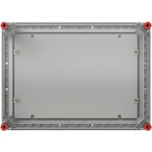 Installatiekast VMS 43 grondplaat transparant deksel