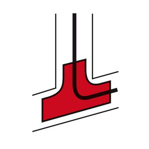 VDI Geleider T-stuk DLP VVE=5