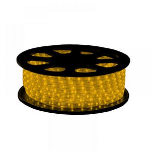 Lichtslang LED 13mm 24V 36 LED/mtr. L=30mtr. amber