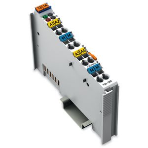 4-kanaals analoge uitgang 4-20mA lichtgrijs