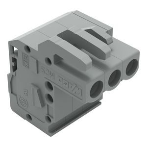1-draads FE steker HA 2,5mm² grijs 232-103/026-000 VVE=100