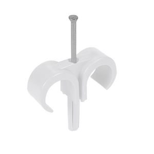 Doos a 100st. Plugclip nagel duo 16/19mm transparant
