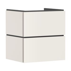 Badmeubel Xilesa E 580/470+2 lades PushOpen wastafel SMB