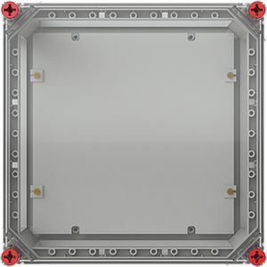 Installatiekast VMS 33 grondplaat transparant deksel