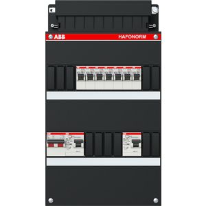 Installatiekast 7x achter 2x 30mA + HS 1-f