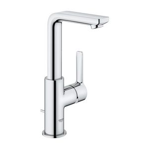 Lineare L-size hoge opzetwastafelmengkraan chroom incl. waste