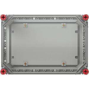 Installatiekast VMS 32 grondplaat transparant deksel