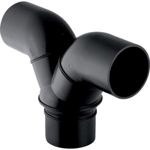Broek T-stuk 90° verlopend 110x90x90mm polyethyleen (PE) Silent-db20 geluidsarm
