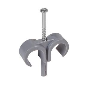 Doos a 100st. Plugclip schroef duo 16/19mm grijs
