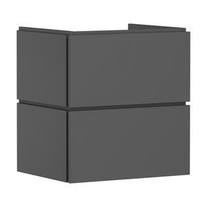 Badmeubel Xilesa E 580/470+2 lades PushOpen wastafel Slate Matt Grey