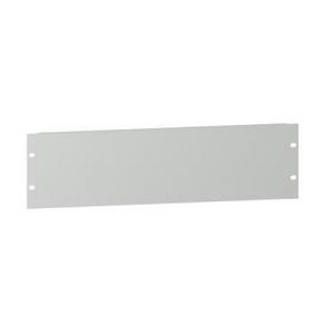 Vol afdekpaneel 19" 3HE Staal RAL7035 Actassi