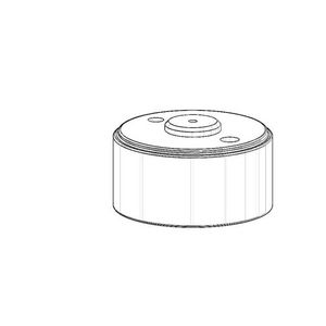 Greep v. pressure balance valve Hendel 45x25mm Champagne